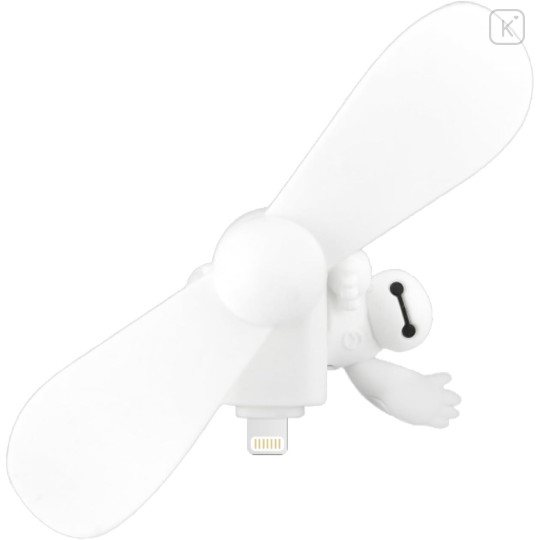 Japan Disney Lightning Mini Cool Fan - Baymax - 1
