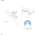 Japan Disney Lightning Mini Cool Fan - Baymax - 2