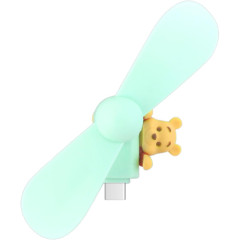 Japan Disney USB Type-C Mini Cool Fan - Pooh