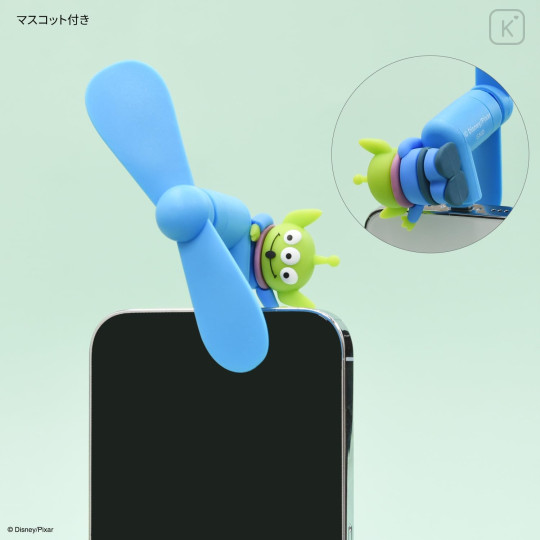 Japan Disney USB Type-C Mini Cool Fan - Aliens - 7