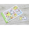 Japan Sanrio Big Sticker Set - Cinnamoroll & Pochacco & Pompompurin : Heisei Retro Purikura Photo Style - 2