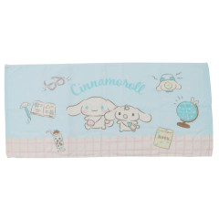 Japan Sanrio Face Towel - Cinnamoroll : Milk Studying