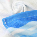 Japan Disney Bath Towel - Donald : Happy Striped Blue - 2