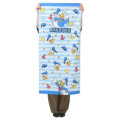 Japan Disney Bath Towel - Donald : Happy Striped Blue - 4