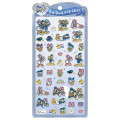 Japan Disney Pop Seal Hologram 3D Sticker - Daisy & Donald - 1