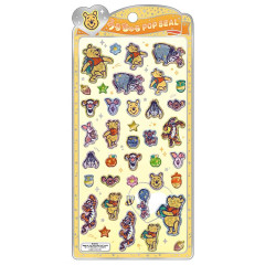 Japan Disney Pop Seal Hologram 3D Sticker - Winnie the Pooh
