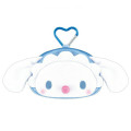 Japan Sanrio Mini Plush Pouch with Carabiner - Cinnamoroll : Baby - 1