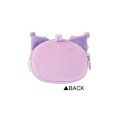 Japan Sanrio Mini Plush Pouch with Carabiner - Kuromi : Baby - 2