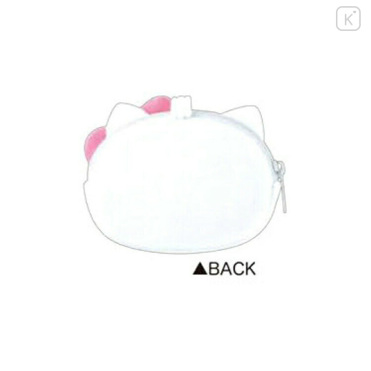 Japan Sanrio Mini Plush Pouch with Carabiner - Hello Kitty : Baby - 2