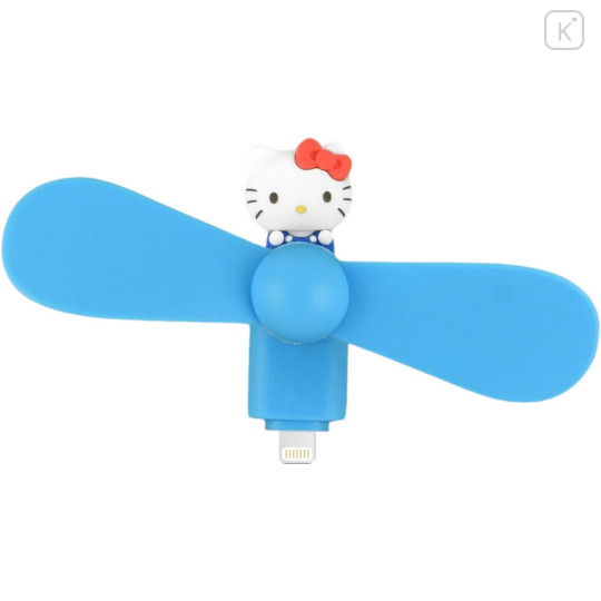 Japan Sanrio Lightning Mini Cool Fan - Hello Kitty - 1