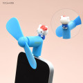Japan Sanrio Lightning Mini Cool Fan - Hello Kitty - 7