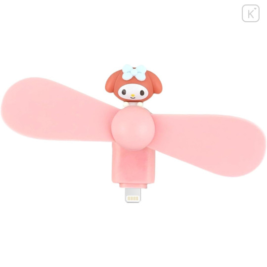Japan Sanrio Lightning Mini Cool Fan - My Melody - 1