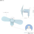 Japan Sanrio Lightning Mini Cool Fan - Cinnamoroll - 2
