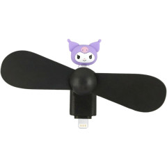 Japan Sanrio Lightning Mini Cool Fan - Kuromi