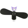 Japan Sanrio USB Type-C Mini Cool Fan - Kuromi - 1