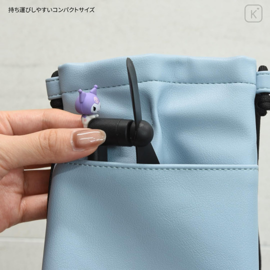 Japan Sanrio USB Type-C Mini Cool Fan - Kuromi - 6