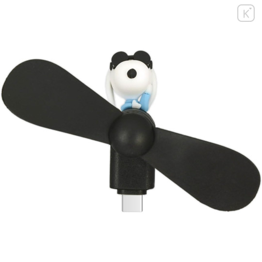 Japan Peanuts USB Type-C Mini Cool Fan - Snoopy : Joe Cool - 1