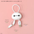 Japan Disney Multi Charging Cable with Mascot Cover - Baymax - 3