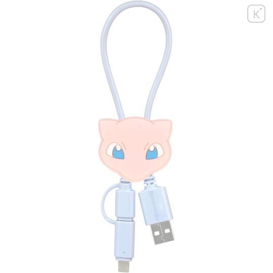 Japan Pokemon Multi Charging Cable with Mascot Cover - Mew - 1