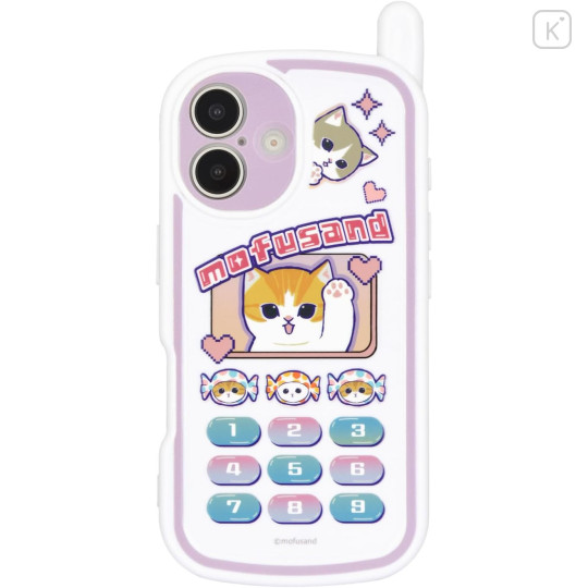 Japan Mofusand iPhone16 Soft Case - Retro Cat - 1