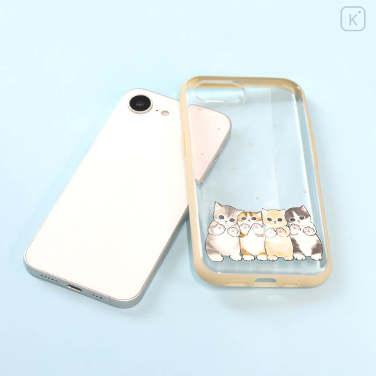 Japan Mofusand IIIIfit Clear iPhone16e Case - Beige - 2