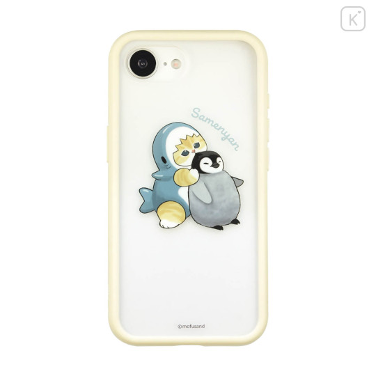Japan Mofusand IIIIfit Plump Frame iPhone16e Case - Ivory - 1