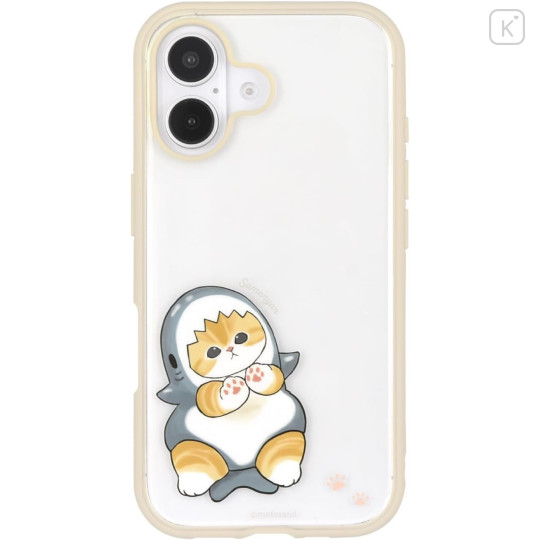 Japan Mofusand IIIIfit Clear iPhone16 Case - Ivory - 1