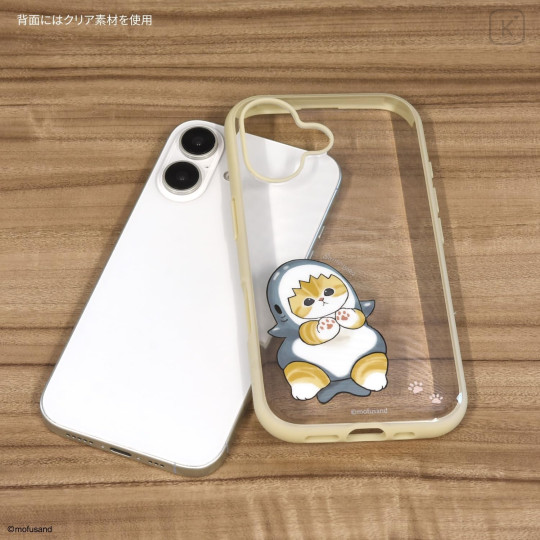 Japan Mofusand IIIIfit Clear iPhone16 Case - Ivory - 2