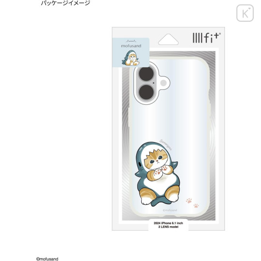 Japan Mofusand IIIIfit Clear iPhone16 Case - Ivory - 6