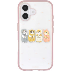 Japan Mofusand IIIIfit Clear iPhone16 Case - Pink