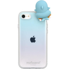 Japan Mofusand Frame IIIIfit Clear iPhone SE3 / SE2 / 8 / 7 / 6s / 6 Case - Shark Meow