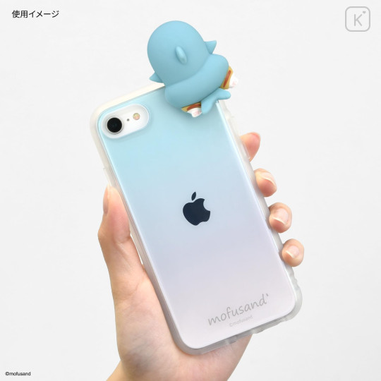 Japan Mofusand Frame IIIIfit Clear iPhone SE3 / SE2 / 8 / 7 / 6s / 6 Case - Shark Meow - 6