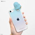 Japan Mofusand Frame IIIIfit Clear iPhone SE3 / SE2 / 8 / 7 / 6s / 6 Case - Shark Meow - 6