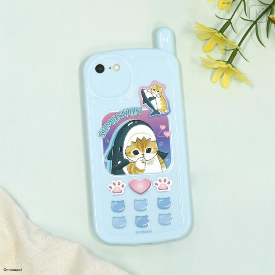 Japan Mofusand iPhone SE3 / SE2 / 8 / 7 / 6s / 6 Soft Case - Retro Cat - 7