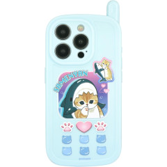 Japan Mofusand iPhone15 Pro Soft Case - Retro Cat