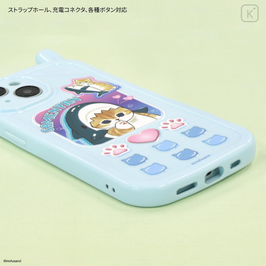 Japan Mofusand iPhone15 / 14 Soft Case - Retro Cat - 3