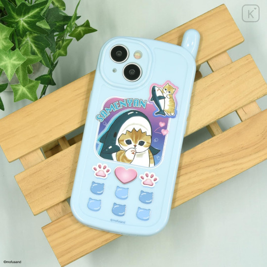 Japan Mofusand iPhone15 / 14 Soft Case - Retro Cat - 7