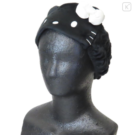 Japan Sanrio Hair Band - Hello Kitty : Black - 3