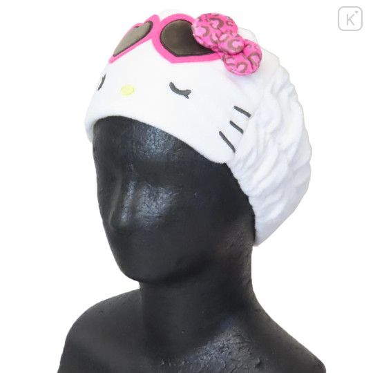 Japan Sanrio Hair Band - Hello Kitty : Heart Sunglasses Wink - 3