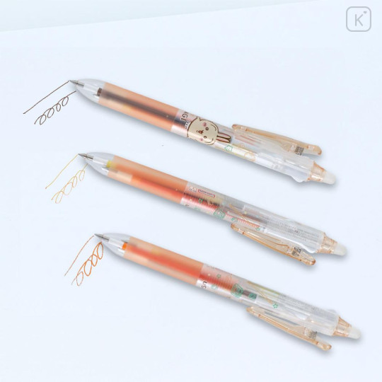 Japan Chiikawa FriXion Ball 3 Slim Color Multi Erasable Gel Pen - Usagi : Happy Dance - 3