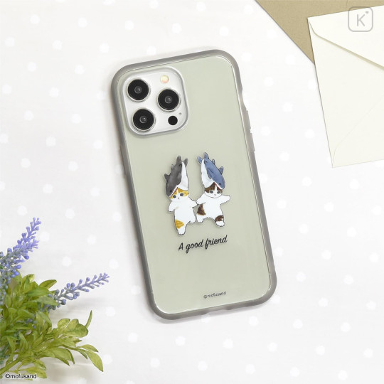 Japan Mofusand IIIIfit Clear iPhone15 Pro Max Case - A Good Friend - 4
