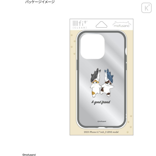 Japan Mofusand IIIIfit Clear iPhone15 Pro Max Case - A Good Friend - 5