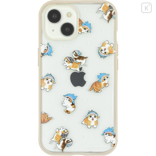 Japan Mofusand IIIIfit Clear iPhone15 / 14 / 13 Case - Whale Shark Meow - 1