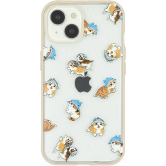 Japan Mofusand IIIIfit Clear iPhone15 / 14 / 13 Case - Whale Shark Meow