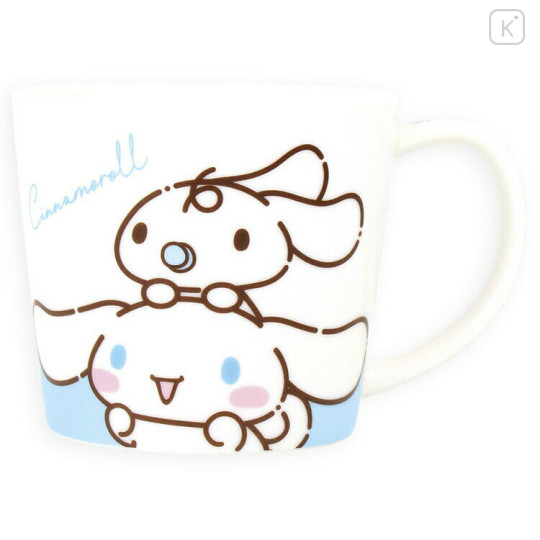Japan Sanrio Ceramic Mug - Cinnamoroll & Milk Balloon - 1