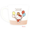 Japan Sanrio Ceramic Mug - Hello Kitty & Tiny Chum : Milk Balloon - 2