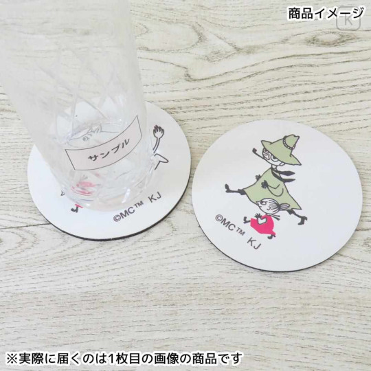 Japan Moomin Water Absorbing Coaster - Little My & Moomintroll - 3