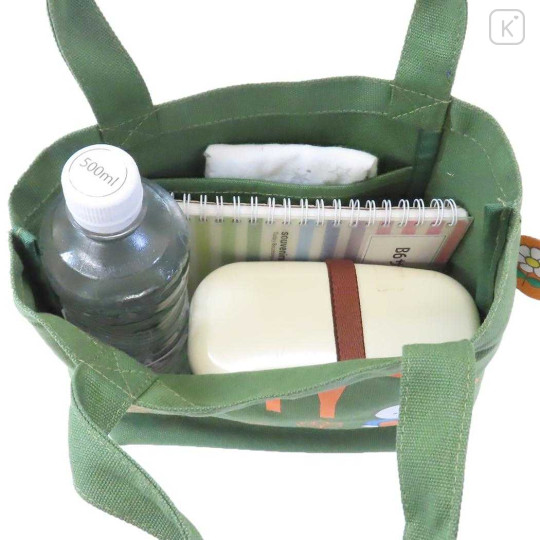 Japan Miffy Mini Tote Bag - Miffy : Deep Green - 3