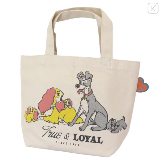 Japan Disney Mini Tote Bag - Lady and the Tramp - 1
