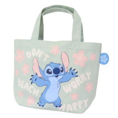 Japan Disney Mini Tote Bag - Stitch : Dont Worry